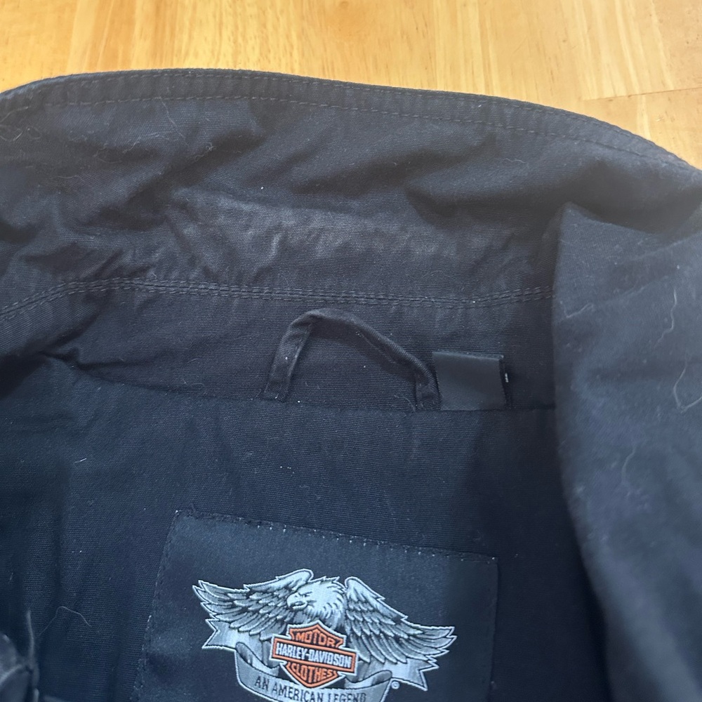 Harley-Davidson Black and Gray Bomber Jacket. Size XL. ❣️ - Picture 4 of 13